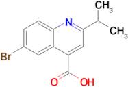 6-Bromo-2-isopropylquinoline-4-carboxylic acid