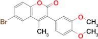 6-Bromo-3-(3,4-dimethoxyphenyl)-4-methyl-2H-chromen-2-one