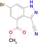 Methyl 6-bromo-3-cyano-1H-indazole-4-carboxylate