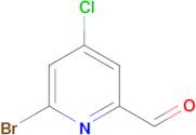 6-Bromo-4-chloropicolinaldehyde