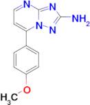 7-(4-Methoxyphenyl)-[1,2,4]triazolo[1,5-a]pyrimidin-2-amine