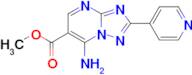 Methyl 7-amino-2-(pyridin-4-yl)-[1,2,4]triazolo[1,5-a]pyrimidine-6-carboxylate