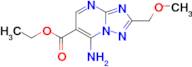 Ethyl 7-amino-2-(methoxymethyl)-[1,2,4]triazolo[1,5-a]pyrimidine-6-carboxylate