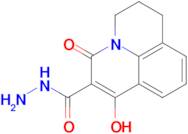 7-Hydroxy-5-oxo-2,3-dihydro-1H,5H-pyrido[3,2,1-ij]quinoline-6-carbohydrazide