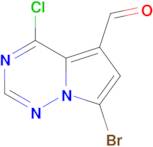 7-Bromo-4-chloropyrrolo[2,1-f][1,2,4]triazine-5-carbaldehyde