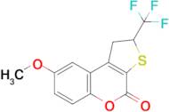 8-Methoxy-2-(trifluoromethyl)-1,2-dihydro-4H-thieno[2,3-c]chromen-4-one