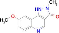 8-Methoxy-2-methyl-1,2-dihydro-3H-pyrazolo[4,3-c]quinolin-3-one