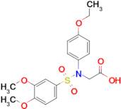 N-((3,4-dimethoxyphenyl)sulfonyl)-N-(4-ethoxyphenyl)glycine