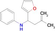 N-(1-(furan-2-yl)-3-methylbut-3-en-1-yl)aniline