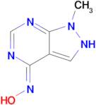 N-{1-methyl-1H,2H,4H-pyrazolo[3,4-d]pyrimidin-4-ylidene}hydroxylamine