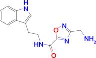 N-(2-(1H-indol-3-yl)ethyl)-3-(aminomethyl)-1,2,4-oxadiazole-5-carboxamide