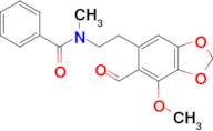 N-(2-(6-formyl-7-methoxybenzo[d][1,3]dioxol-5-yl)ethyl)-N-methylbenzamide