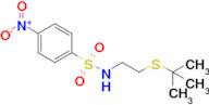 N-(2-(tert-butylthio)ethyl)-4-nitrobenzenesulfonamide