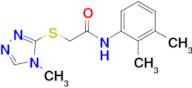 N-(2,3-dimethylphenyl)-2-((4-methyl-4H-1,2,4-triazol-3-yl)thio)acetamide