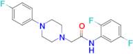 N-(2,5-difluorophenyl)-2-(4-(4-fluorophenyl)piperazin-1-yl)acetamide