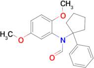 N-(2,5-dimethoxyphenyl)-N-(1-phenylcyclopentyl)formamide