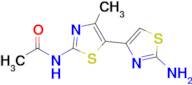 N-[5-(2-amino-1,3-thiazol-4-yl)-4-methyl-1,3-thiazol-2-yl]acetamide