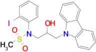 N-(3-(9H-carbazol-9-yl)-2-hydroxypropyl)-N-(2-iodophenyl)methanesulfonamide