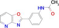 N-(3-(oxazolo[4,5-b]pyridin-2-yl)phenyl)acetamide