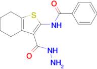 N-(3-(hydrazinecarbonyl)-4,5,6,7-tetrahydrobenzo[b]thiophen-2-yl)benzamide