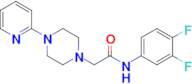 N-(3,4-difluorophenyl)-2-(4-(pyridin-2-yl)piperazin-1-yl)acetamide