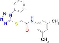 N-(3,5-dimethylphenyl)-2-((1-phenyl-1H-tetrazol-5-yl)thio)acetamide