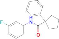 N-(3-fluorophenyl)-1-phenylcyclopentane-1-carboxamide