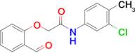 N-(3-chloro-4-methylphenyl)-2-(2-formylphenoxy)acetamide