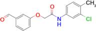 N-(3-chloro-4-methylphenyl)-2-(3-formylphenoxy)acetamide