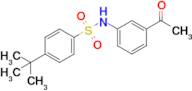 N-(3-acetylphenyl)-4-(tert-butyl)benzenesulfonamide