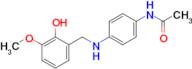 N-(4-((2-hydroxy-3-methoxybenzyl)amino)phenyl)acetamide