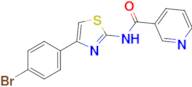 N-(4-(4-bromophenyl)thiazol-2-yl)nicotinamide