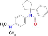 N-(4-(dimethylamino)phenyl)-N-(1-phenylcyclopentyl)formamide