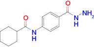 N-(4-(hydrazinecarbonyl)phenyl)cyclohexanecarboxamide