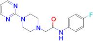 N-(4-fluorophenyl)-2-(4-(pyrimidin-2-yl)piperazin-1-yl)acetamide