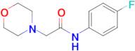 N-(4-fluorophenyl)-2-morpholinoacetamide