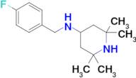 N-(4-fluorobenzyl)-2,2,6,6-tetramethylpiperidin-4-amine