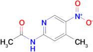 N-(4-methyl-5-nitropyridin-2-yl)acetamide