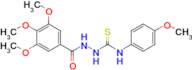 N-(4-methoxyphenyl)-2-(3,4,5-trimethoxybenzoyl)hydrazine-1-carbothioamide