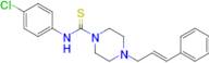 N-(4-chlorophenyl)-4-cinnamylpiperazine-1-carbothioamide