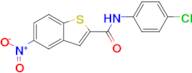 N-(4-chlorophenyl)-5-nitrobenzo[b]thiophene-2-carboxamide