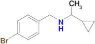 N-(4-bromobenzyl)-1-cyclopropylethan-1-amine