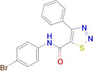 N-(4-bromophenyl)-4-phenyl-1,2,3-thiadiazole-5-carboxamide