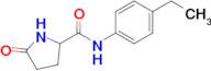 N-(4-ethylphenyl)-5-oxopyrrolidine-2-carboxamide