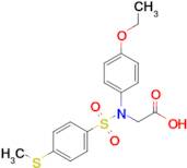 N-(4-ethoxyphenyl)-N-((4-(methylthio)phenyl)sulfonyl)glycine