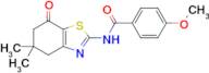 N-(5,5-dimethyl-7-oxo-4,5,6,7-tetrahydrobenzo[d]thiazol-2-yl)-4-methoxybenzamide