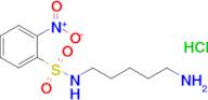 N-(5-aminopentyl)-2-nitrobenzenesulfonamide hydrochloride