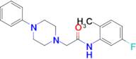 N-(5-fluoro-2-methylphenyl)-2-(4-phenylpiperazin-1-yl)acetamide