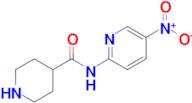 N-(5-nitropyridin-2-yl)piperidine-4-carboxamide