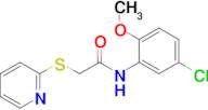 N-(5-chloro-2-methoxyphenyl)-2-(pyridin-2-ylthio)acetamide